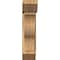 Ekena Millwork Funston Slat Rough Sawn Bracket w/ Offset Brace, Western Red Cedar, 8"W x 22"D x 34"H BKT0806X22X34FST06RWR - alternate 2